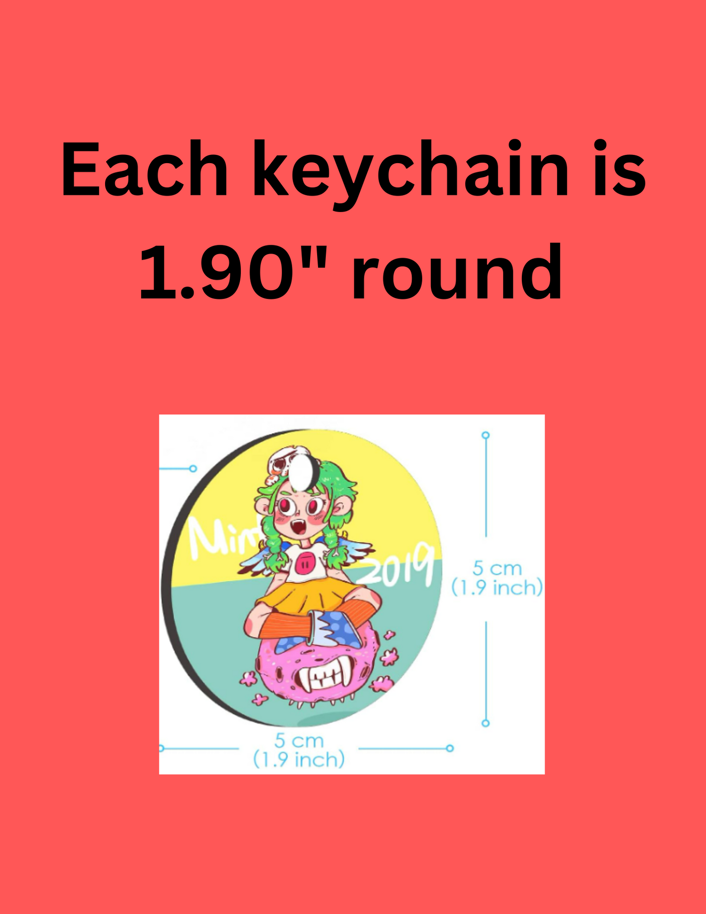 Custom keychains with a photo on both sides